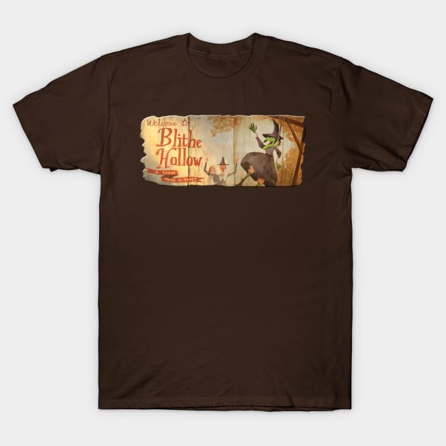 A Paranormal Town T-Shirt by TheUnseenPeril